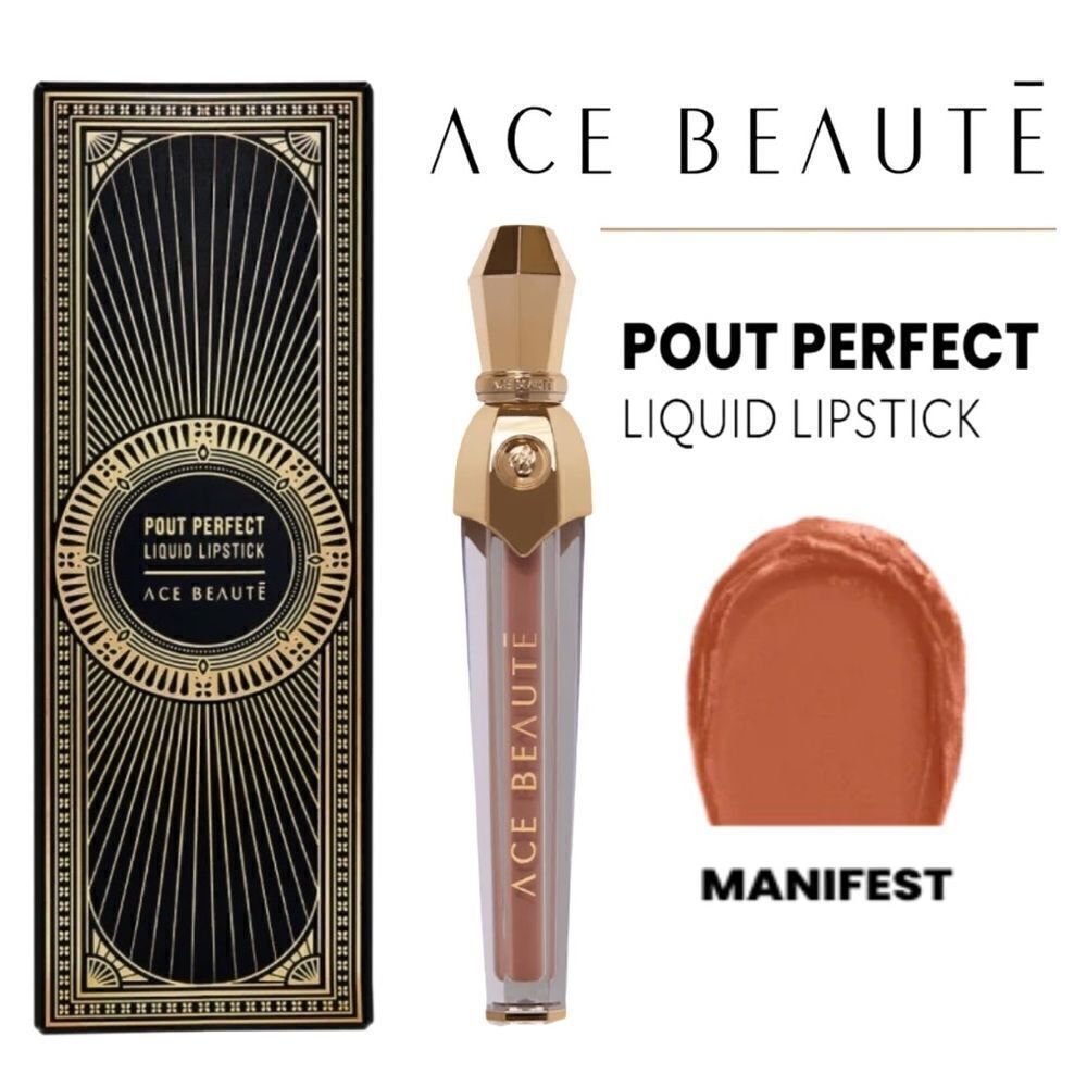 Ace Beautē Pout Perfect Liquid Lipstick (Manifest)